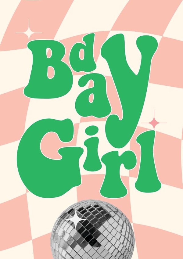 Bday Girl Birthday Card created by Moonshine Prints