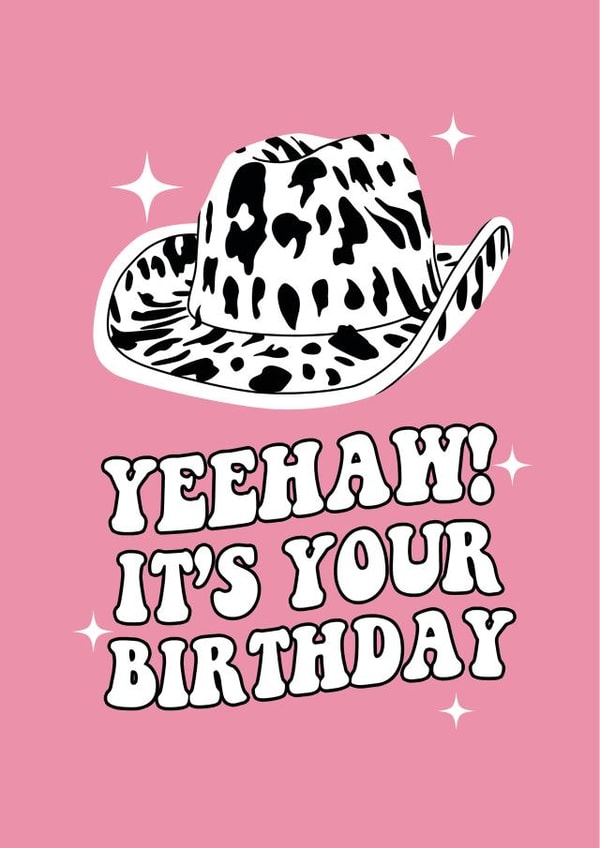 Yeehaw Its Your Birthday Card created by Moonshine Prints