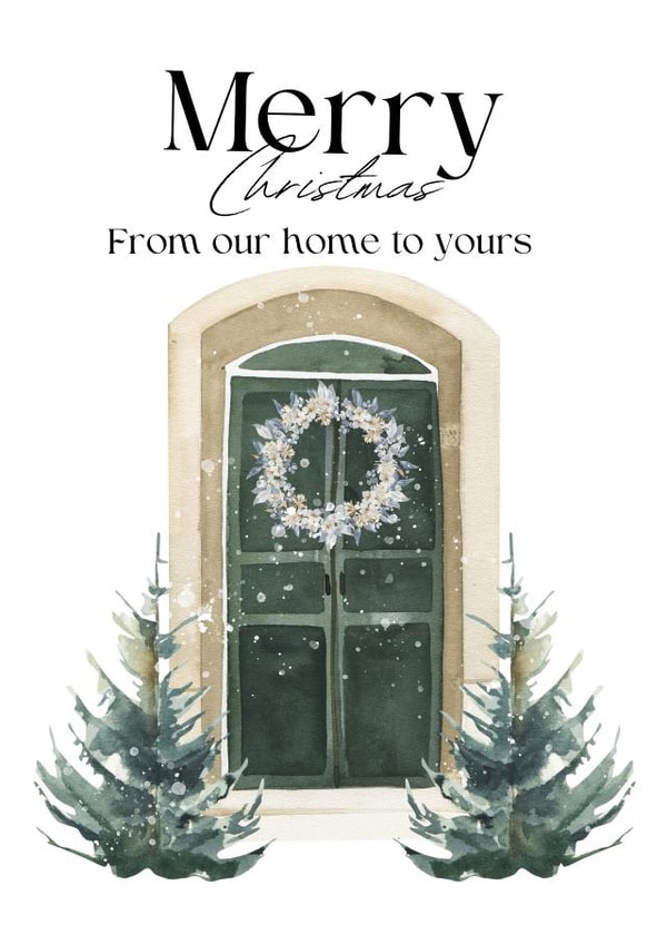 From our home to yours - Christmas card created by Natasha Page
