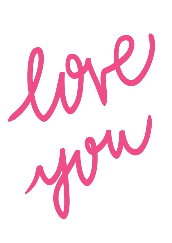 Pretty and Romantic Anniversary Card - Love You created by Bellynam Studio