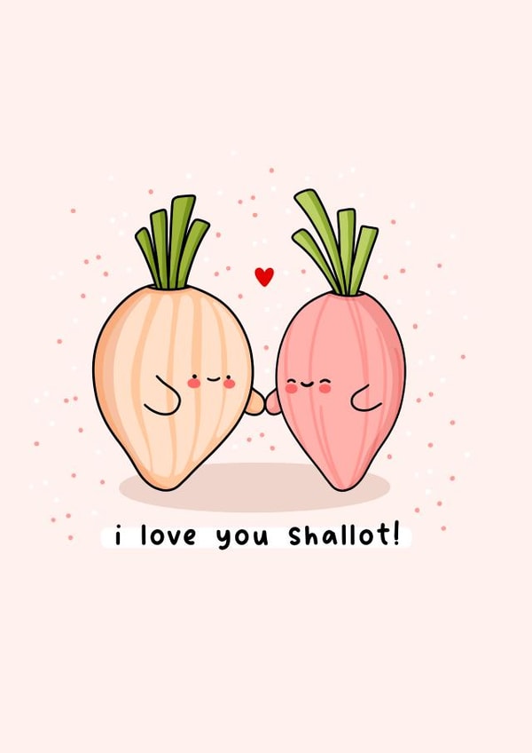 Cute anniversary card - Shallot created by Rosalie Perl