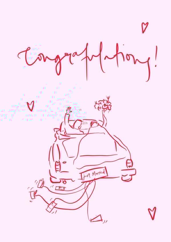 Pretty Wedding Card - Congratulations created by Bellynam Studio