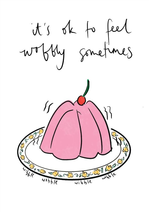 Heartfelt Thinking of You Card - Wobbly created by Bellynam Studio