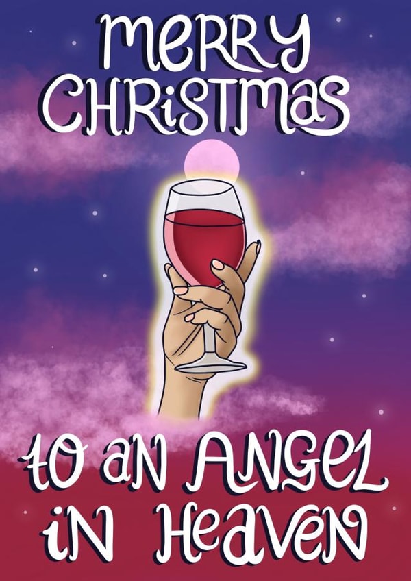 Merry Christmas To An Angel In Heaven created by Doris Dishcloth