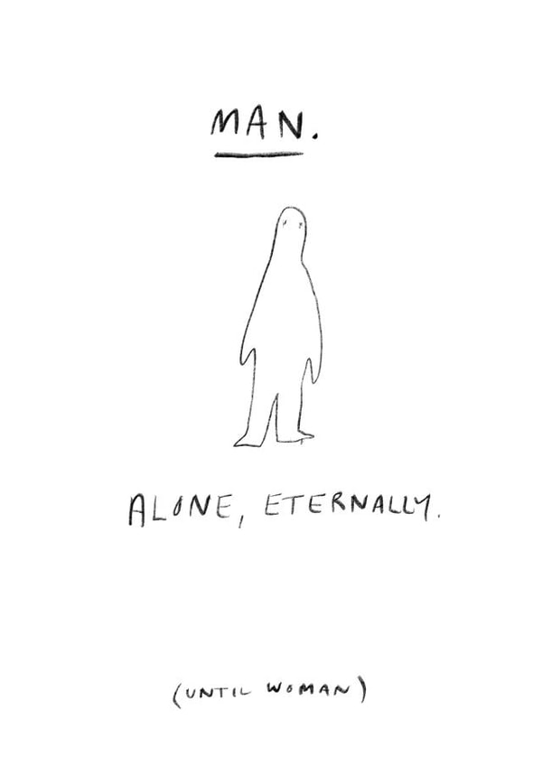 Funny / Stupid Birthday Card for men. Vaguely Romantic. created by Stupid Cards