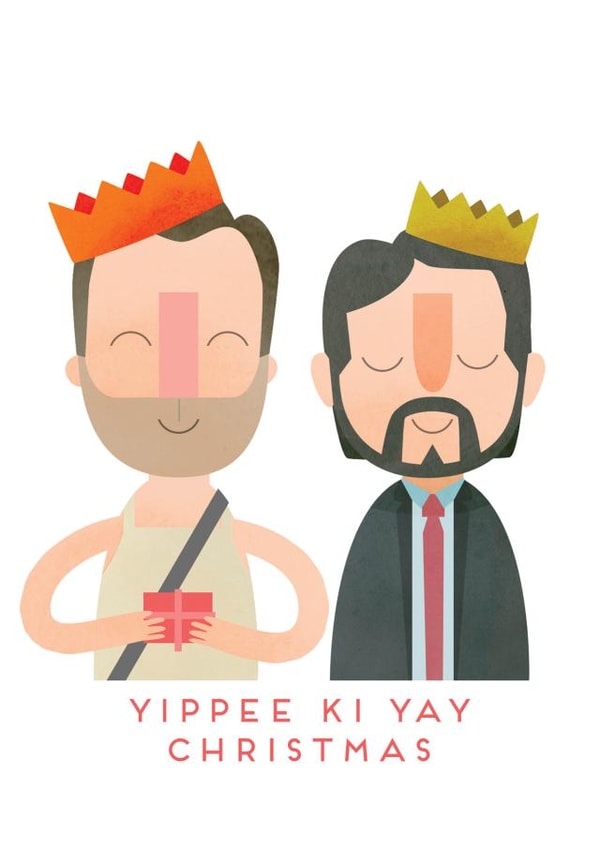 Funny Christmas Card - Die Hard - Yipee Ki Yay created by Hole in my Pocket