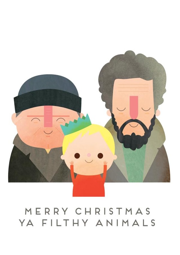 Funny Christmas Card - Classic Movie Quote - Perfect for Friends & Family created by Hole in my Pocket