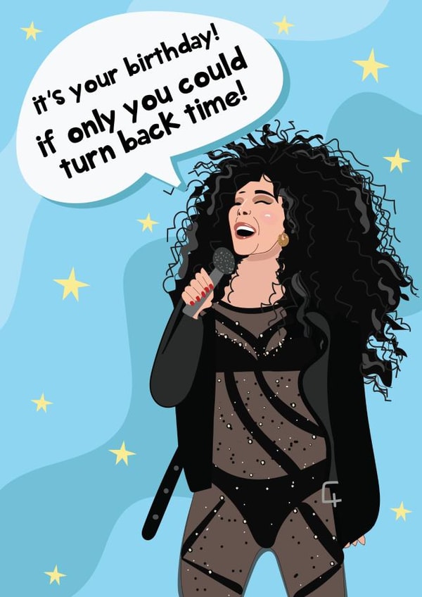 Turn Back Time - Cher Birthday created by @Laura Lonsdale Designs