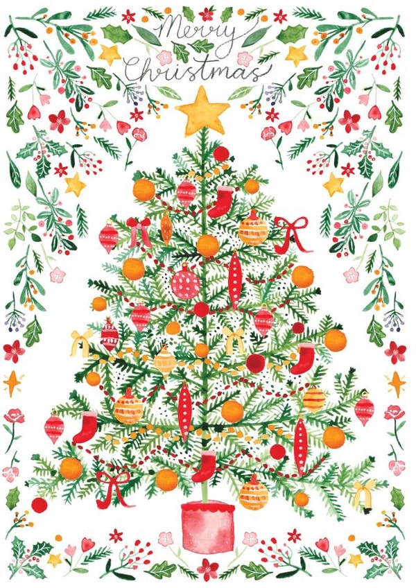 Beautiful Christmas Tree card for someone special. created by Katie Whitton Design