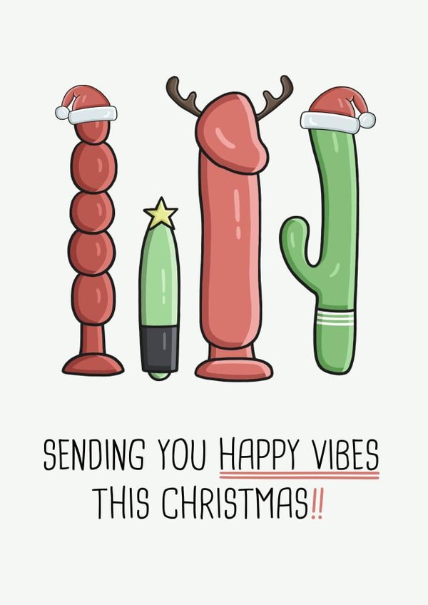 Sending Happy Vibes at Christmas created by Simply Wild Cards