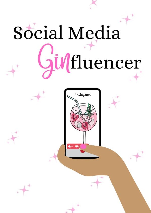 Ginfluencer Card created by Alana Lyman
