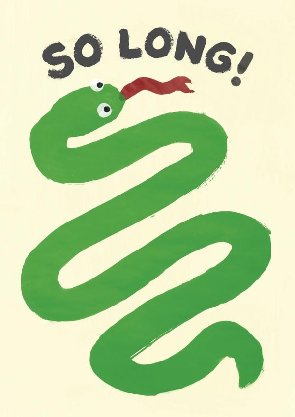 Punny leaving card - for work colleagues leaving for a new job - Bon Voyage created by sixsixninenine