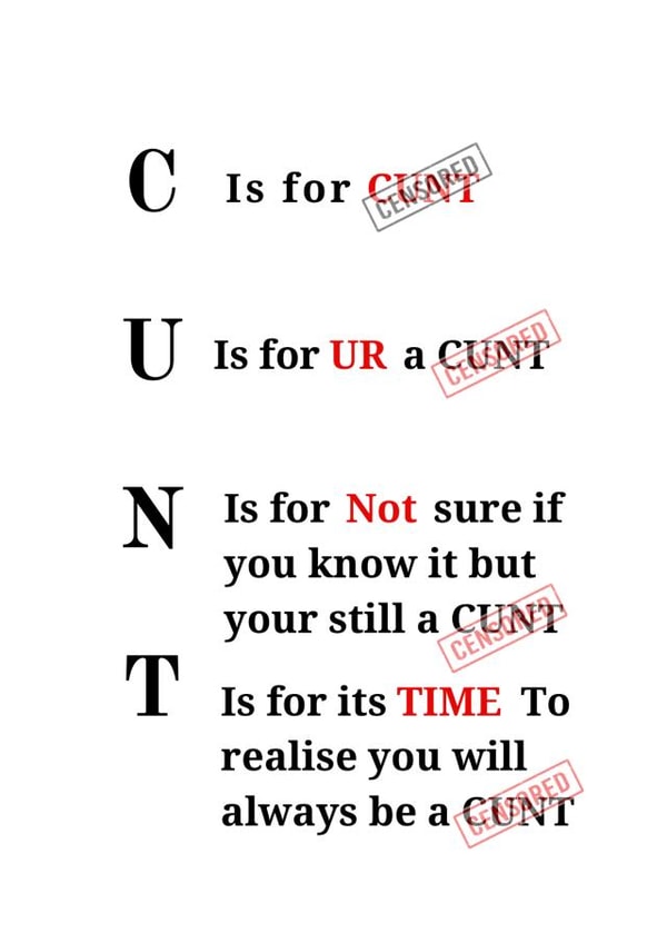 Censored. created by ThatPrintCo. 