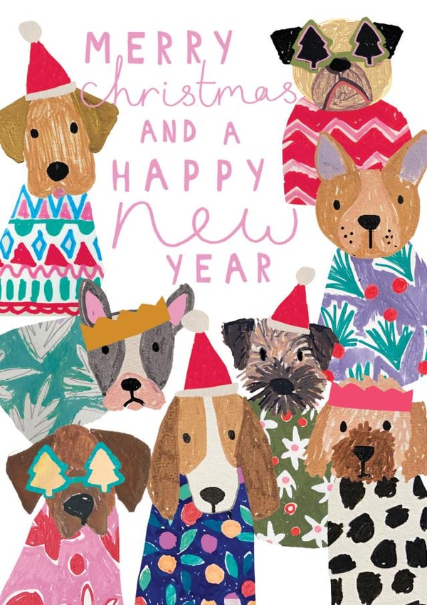 Cute Christmas Card Perfect For Any Dog Lover created by Stop the Clock Design