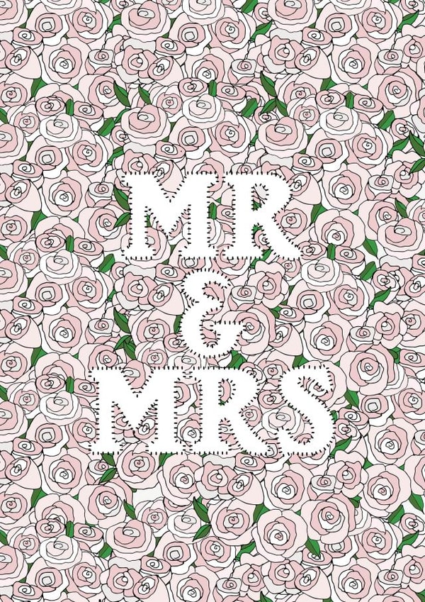 Mr and Mrs Wedding created by Pearl Ivy