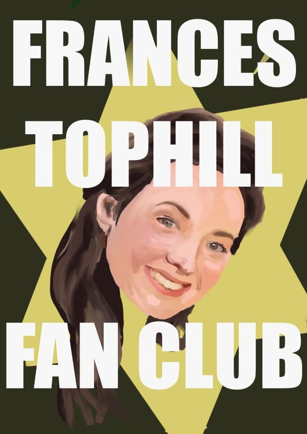 Frances Tophill Fan Club Gardening Card created by That’s Just Her Face
