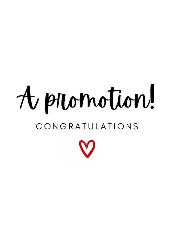 Cute Promotion Card - Congratulations created by Amy (Hedgecards)