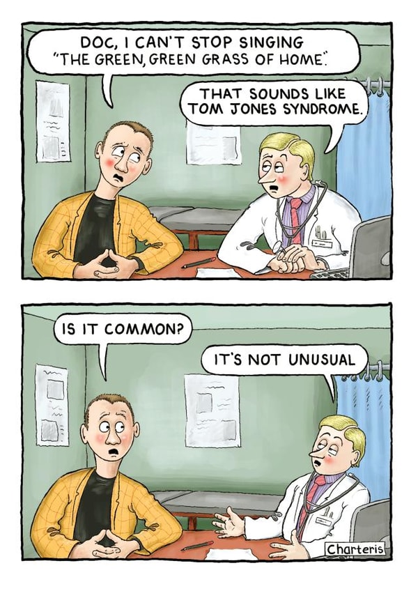 Funny Music Joke Card for Birthday - Doctor - It's Not Unusual created by Paperlink and Meraki Greeting Cards