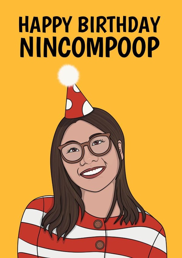 Funny Birthday Card - Big Brother - Yinrun - Nincompoop created by @Cupsie's Creations