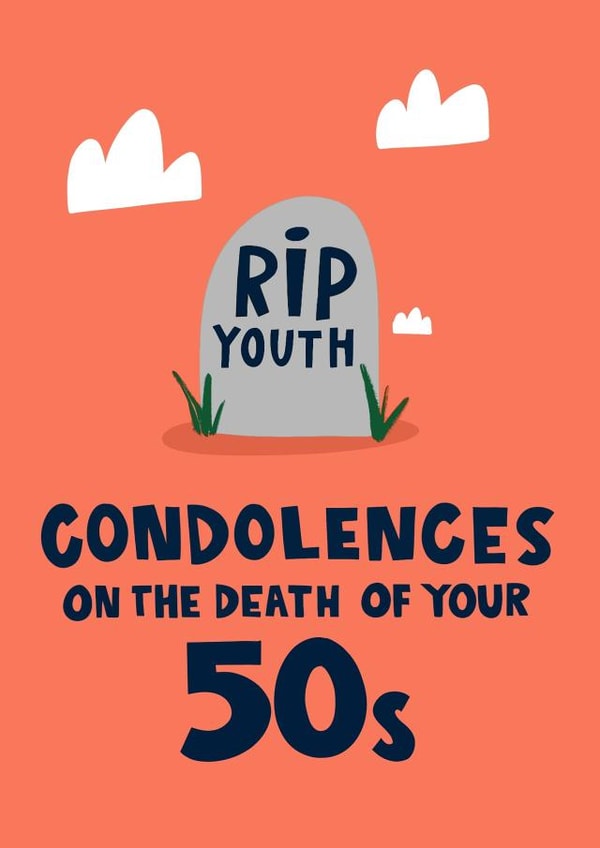 RIP Youth - Funny 60th Birthday Card created by Lucy Maggie Designs