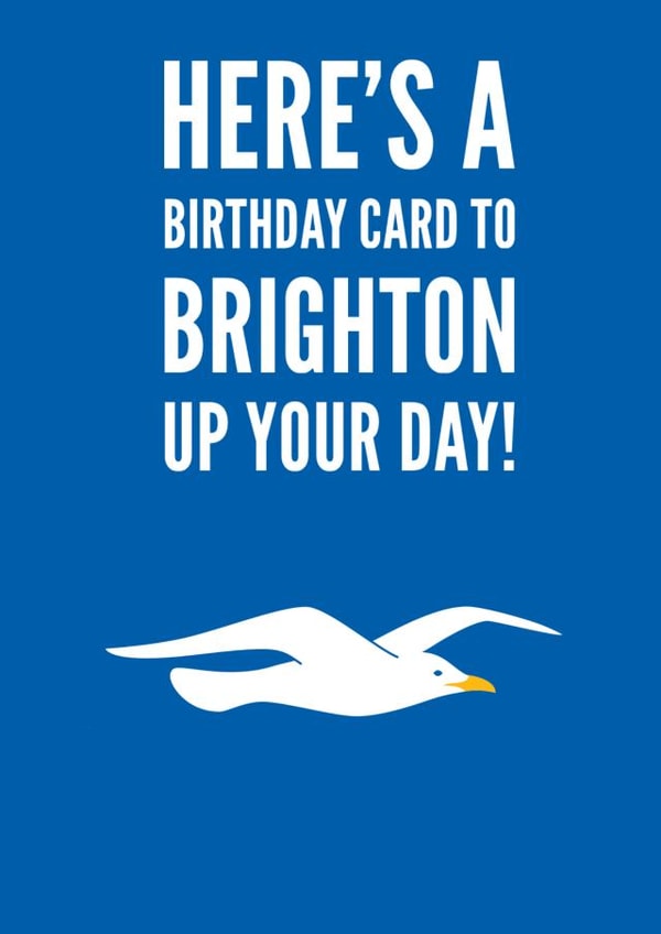Brighton Birthday Card created by Elgo Designs