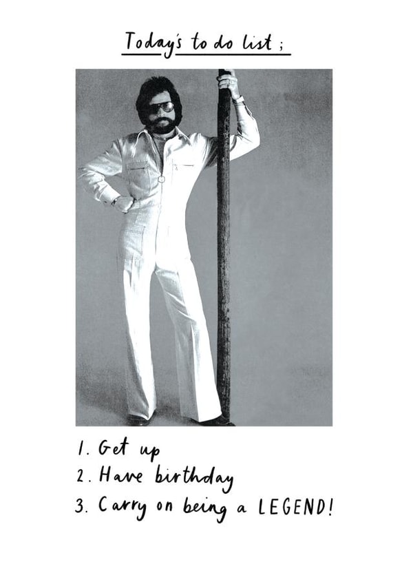 Funny Birthday Legend Card created by Paperlink and Meraki Greeting Cards