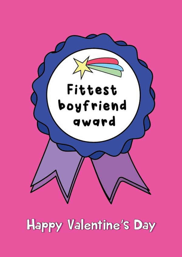 Fittest Boyfriend Award - Happy Valentine's Day Boyfriend created by @Laura Lonsdale Designs
