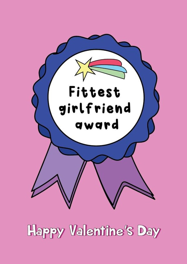 Fittest Girlfriend Award - Happy Valentine's Day created by @Laura Lonsdale Designs