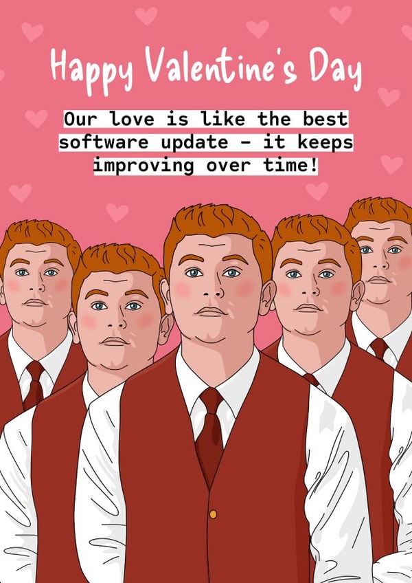 Upload TV Series - Valentine's Day card created by Evie Garnett Designs