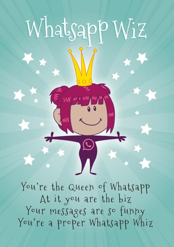 Whatsapp Wiz - Birthday Card created by Liverpool Card Studio