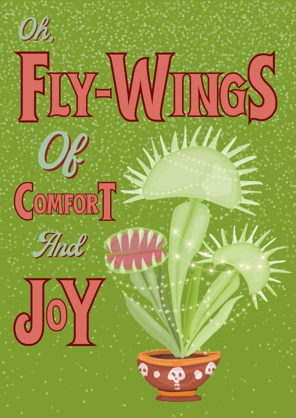 Venus Flytrap Christmas Tree - John Lewis Advert Inspired created by Cardology