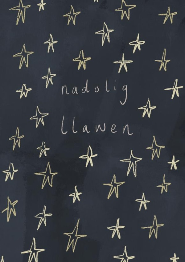 Nadolig Llawen - welsh Christmas card created by By Saffron