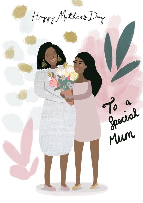 Pretty Illustrated Mothers Day Card - Special Mum created by Tigerlily