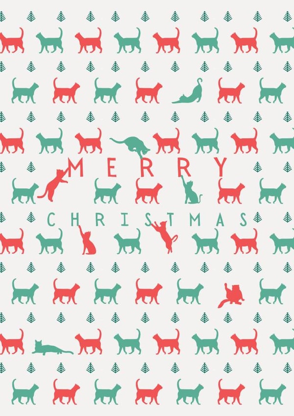 Funny Christmas Cats Card created by Roberto Nieto