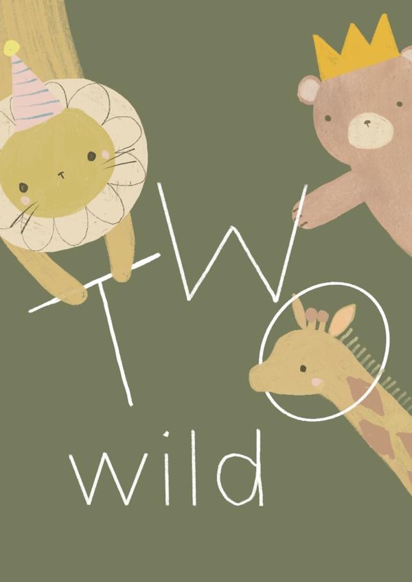 Cute Birthday Card - Two Wild created by Vicky Carpenter