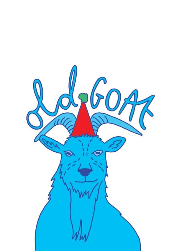 Funny Birthday Card - Old Goat | thortful