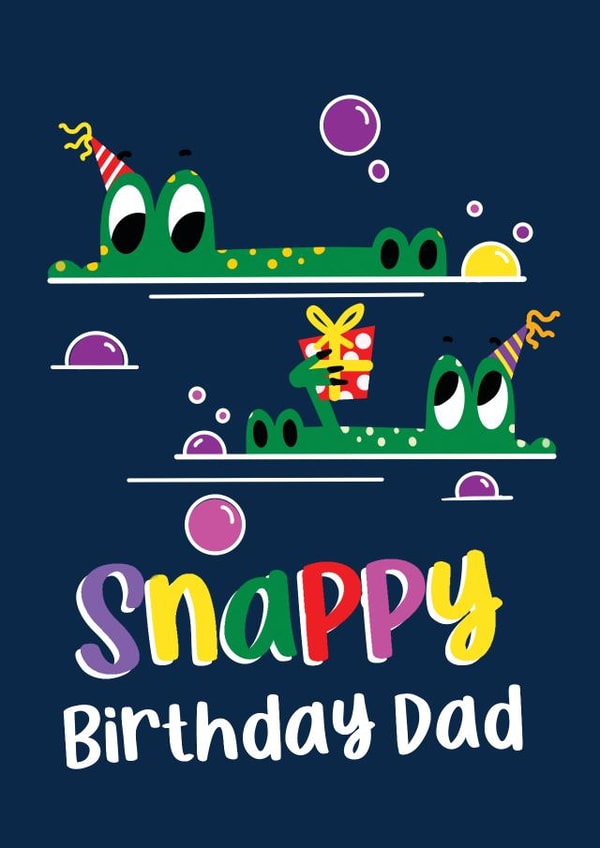 Cute Birthday Card For Dad
Snappy Birthday created by NICHOLA COWDERY ILLUSTRATIONS 