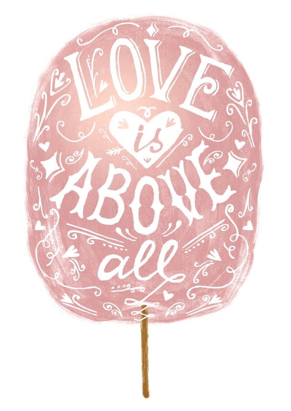 Love ia all above. 
Valentines Day Card / Friendship Card created by Svetlana Shendrik