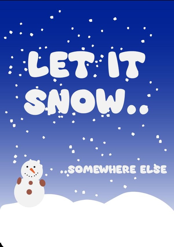 The Snowman created by SLiK Designs