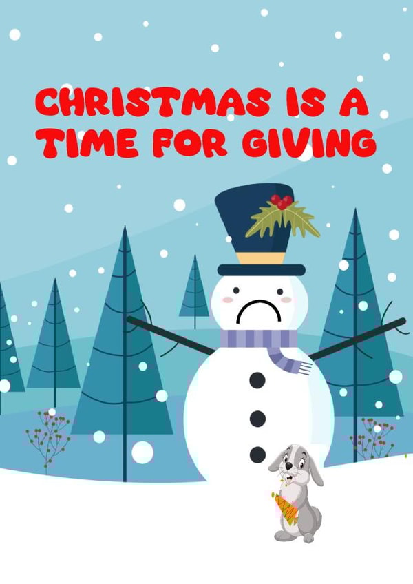 The snowman & Rabbit created by SLiK Designs