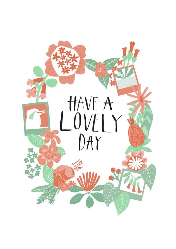 Birds, Nature and photography card, to say happy birthday or thankyou created by Mira.Sol.Rae