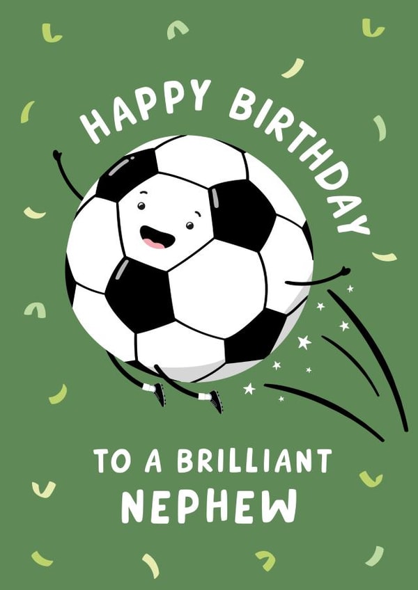 Football Birthday Card for Nephew created by Macie Dot Doodles