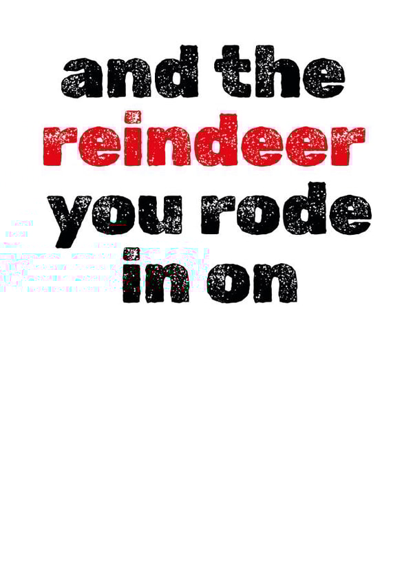 Alternative Christmas Card for those you really love and care for! created by Passion 4