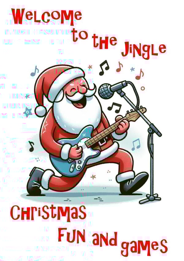 Christmas card that rocks out with a festive earworm. created by MTMind