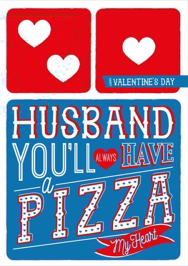 Valentines Domino's Pizza Card - Husband created by  la la la     Designs