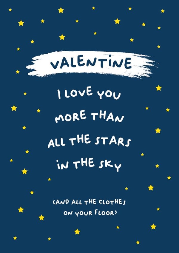 Funny Valentine card - for your favourite hot mess created by PaperJam Print Co.