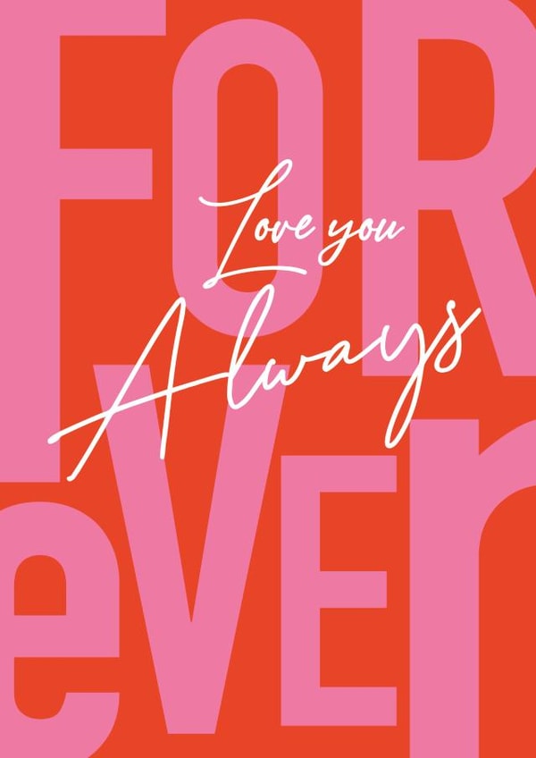 Love you Always, Chic Romantic Card created by Essentially Nomadic Designs