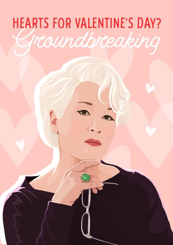 Sassy Valentine's Day Card - Devil Wears Prada created by URGHH Card Co.