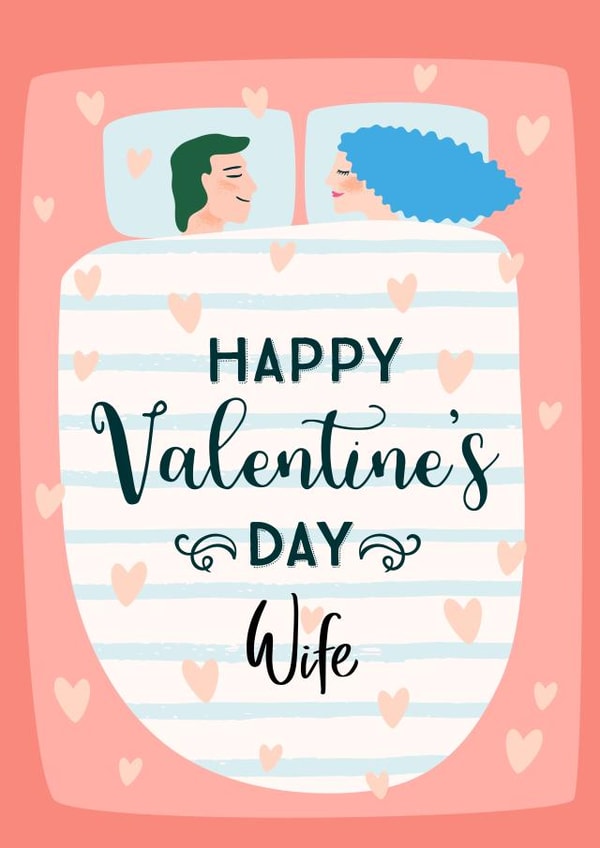 Happy Valentine’s Day - For Wife created by Geordies Love Gin
