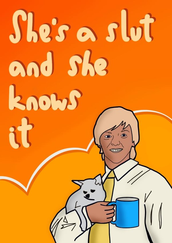 Funny Birthday Card - Mr G - Summer Heights High created by Anna Kathryn 